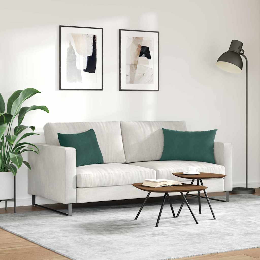 vidaXL Μαξιλάρι Καναπέ 2 pcs Σκούρο πράσινο 60 x 40 cm - Image 4