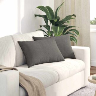 vidaXL Μαξιλάρι Καναπέ 2 pcs Ανοιχτό γκρι 60 x 40 cm
