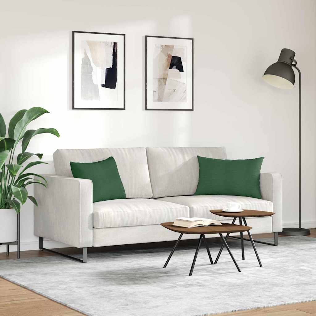 vidaXL Μαξιλάρι Καναπέ 2 pcs Σκούρο Πράσινο 60 x 40 cm - Image 4