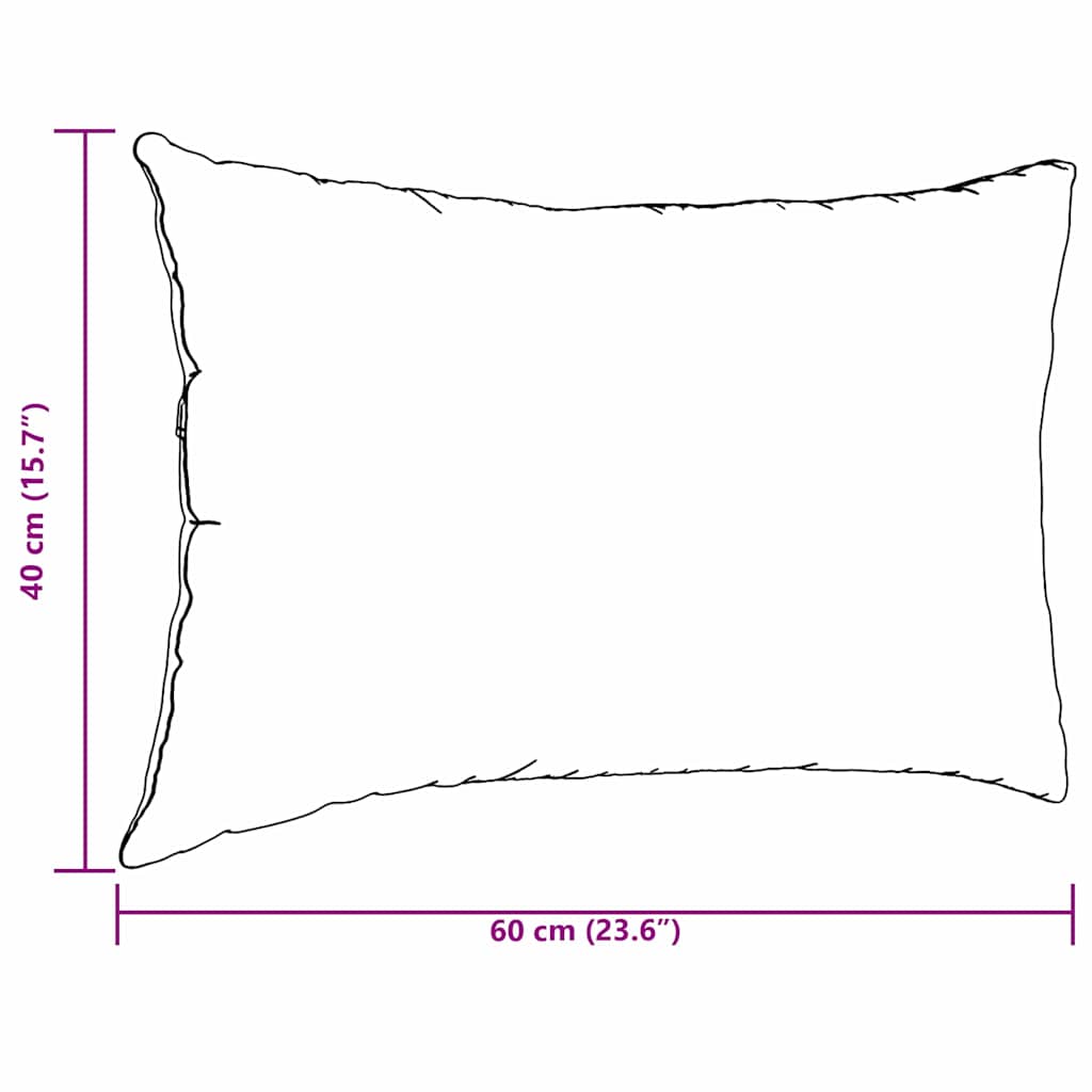 vidaXL Μαξιλάρι Καναπέ 2 pcs Σκούρο Πράσινο 60 x 40 cm - Image 9