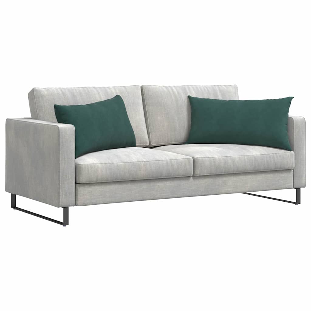 vidaXL Μαξιλάρι Καναπέ 2 pcs Σκούρο Πράσινο 80 x 40 cm - Image 3