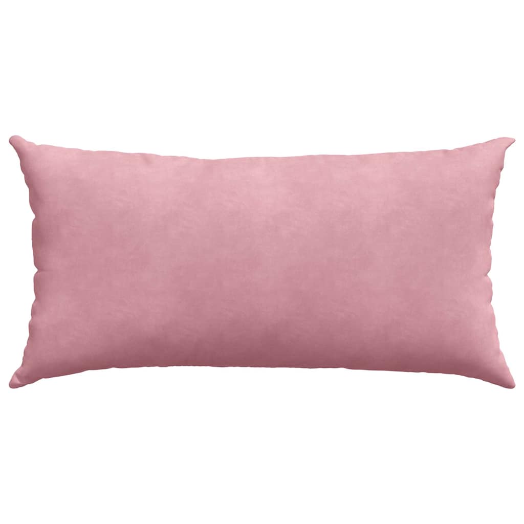 vidaXL Μαξιλάρι Καναπέ 2 pcs Ροζ 80 x 40 cm Υφασμάτινο Κορντουρά - Image 6