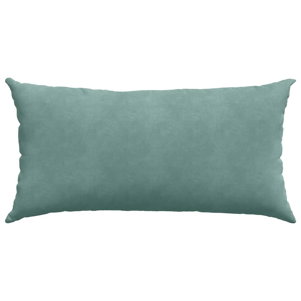 vidaXL Μαξιλάρι Καναπέ 2 pcs Θαλασσί 80 x 40 cm Υφασμάτινο Κορντουρά - Image 6