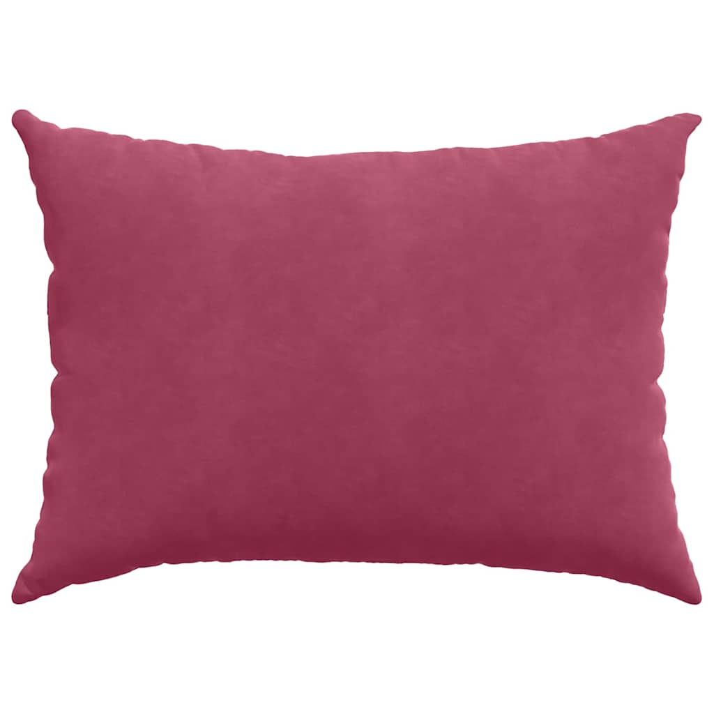 vidaXL Μαξιλάρι Καναπέ 2 pcs Κόκκινο 70 x 50 cm Υφασμάτινο Κορντουρά - Image 6