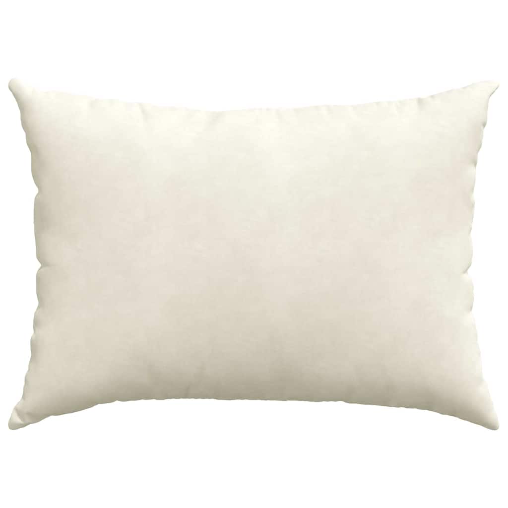 vidaXL Μαξιλάρι Καναπέ 2 pcs Κρεμ 70 x 50 cm Υφασμάτινο Κορντουρά - Image 6