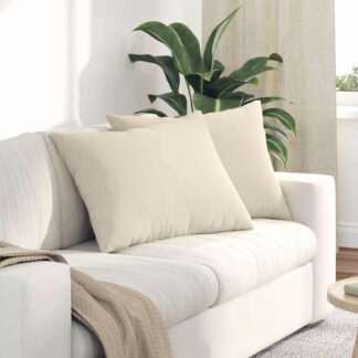 vidaXL Μαξιλάρι Καναπέ 2 τμχ. ύφασμα Μπεζ 70 x 50 cm