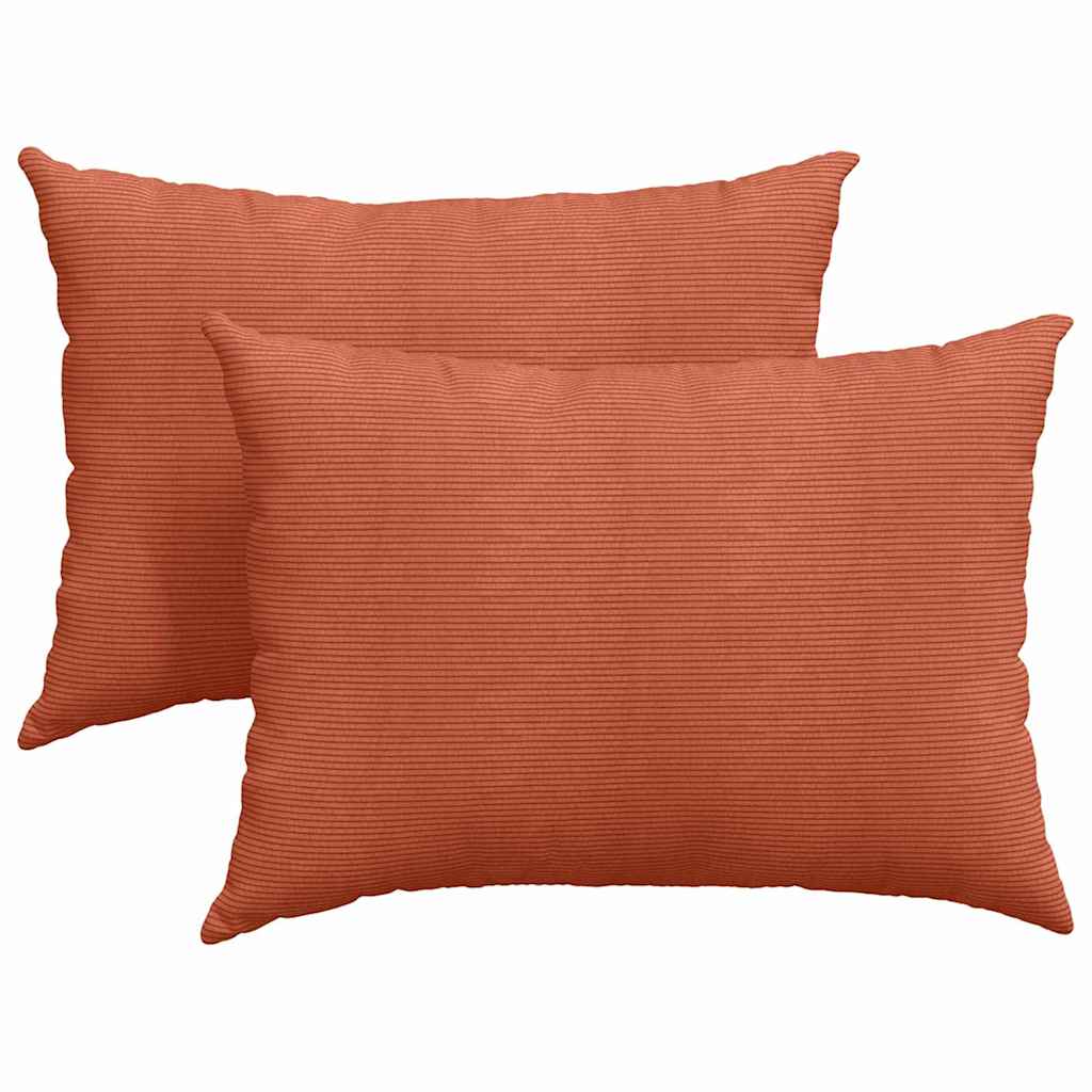 vidaXL Μαξιλάρι Καναπέ 2 pcs Κόκκινο Πορτοκαλί 70 x 50 cm - Image 2