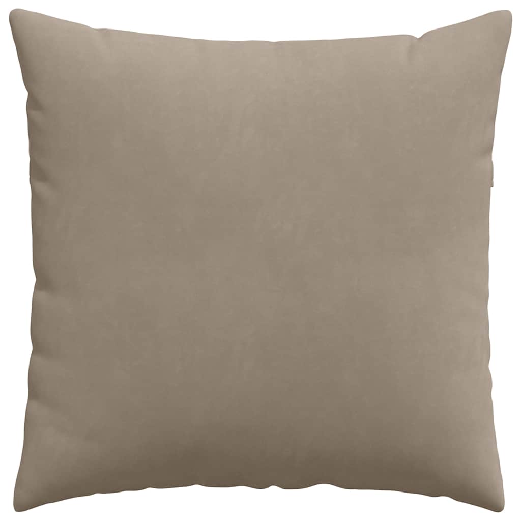 vidaXL Μαξιλάρι Καναπέ 2 τμχ. ύφασμα Taupe 60 x 60 cm - Image 6
