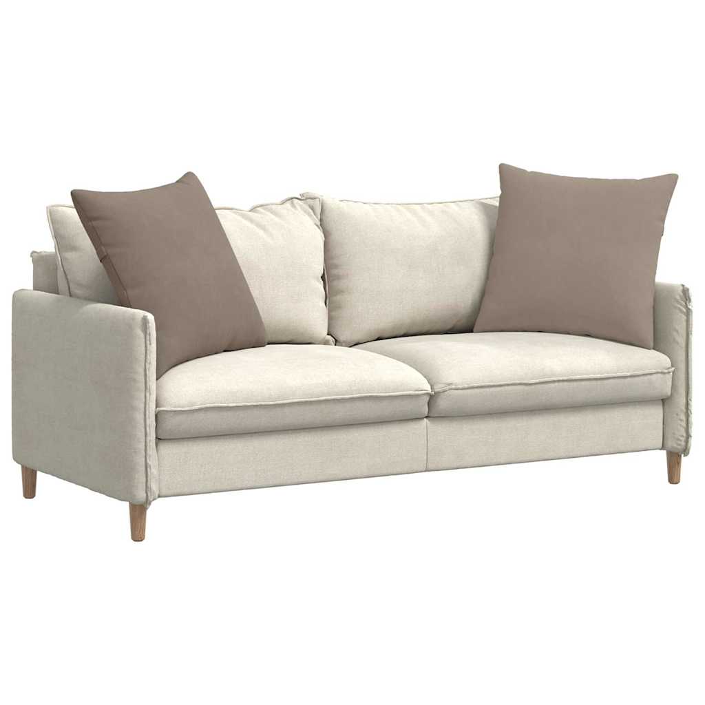 vidaXL Μαξιλάρι Καναπέ 2 τμχ. ύφασμα Taupe 60 x 60 cm - Image 3