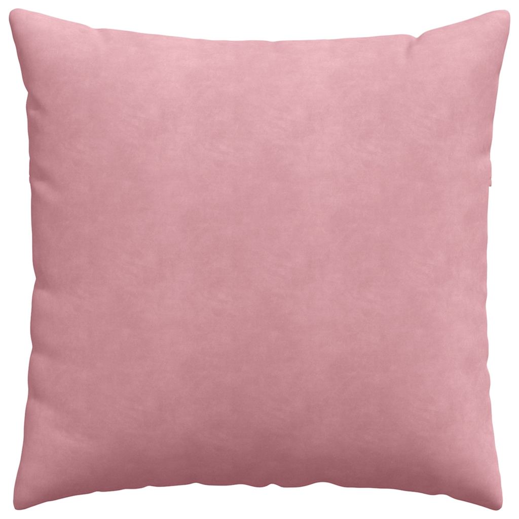 vidaXL Μαξιλάρι Καναπέ 2 pcs Ροζ 80 x 80 cm Υφασμάτινο Κορντουρά - Image 6