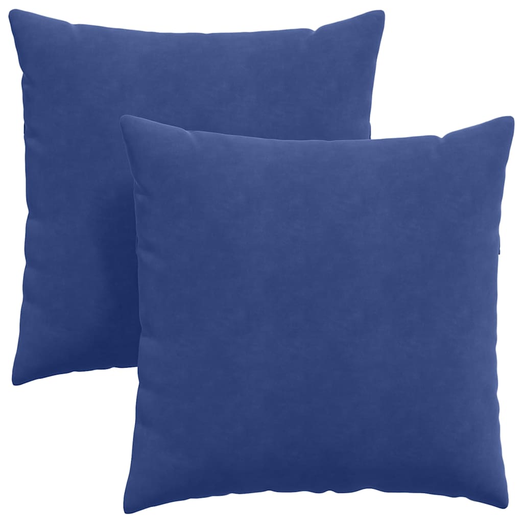 vidaXL Μαξιλάρι Καναπέ 2 pcs Μπλε Αστυνομίας 80 x 80 cm - Image 2