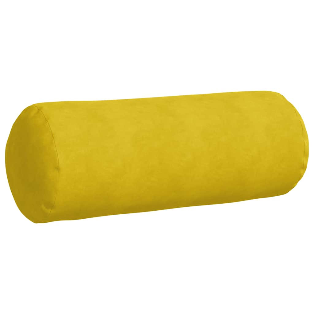 vidaXL Μαξιλάρια Στήριγμα 2 pcs Κίτρινο Ø 25 x 70 cm - Image 5