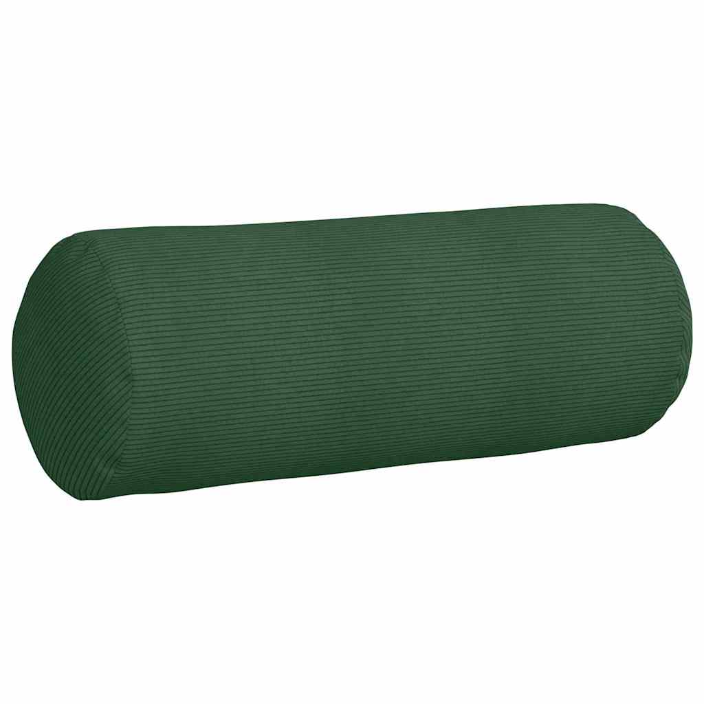 vidaXL Μαξιλάρια Στήριγμα 2 pcs Σκούρο Πράσινο Ø 25 x 70 cm - Image 5