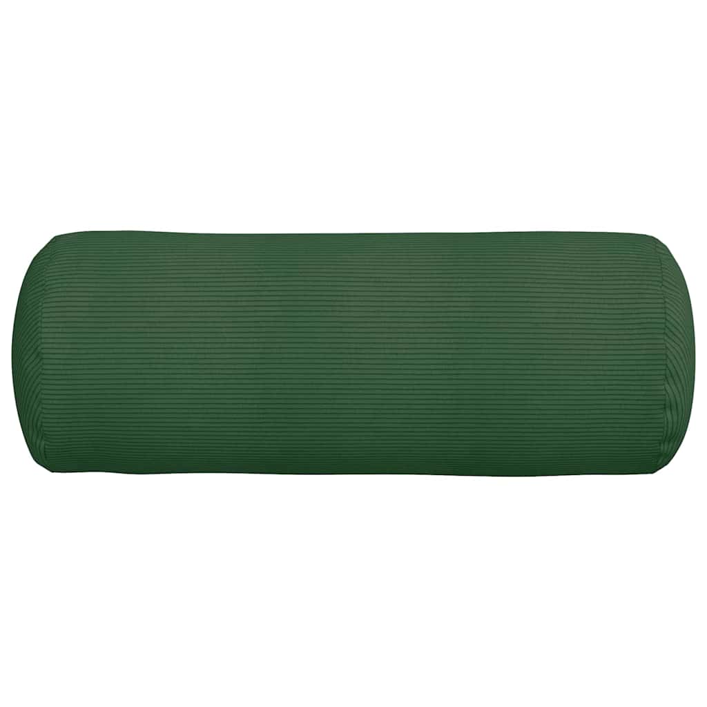 vidaXL Μαξιλάρια Στήριγμα 2 pcs Σκούρο Πράσινο Ø 25 x 70 cm - Image 6