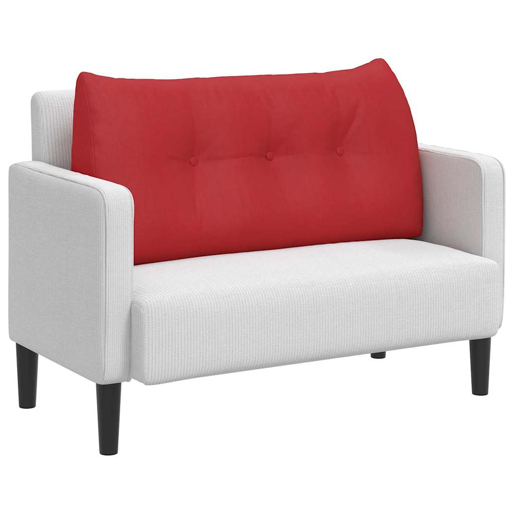 vidaXL Μαξιλάρι Πλάτης Κόκκινο 100 x 24 x 50 εκ ύφασμα - Image 3