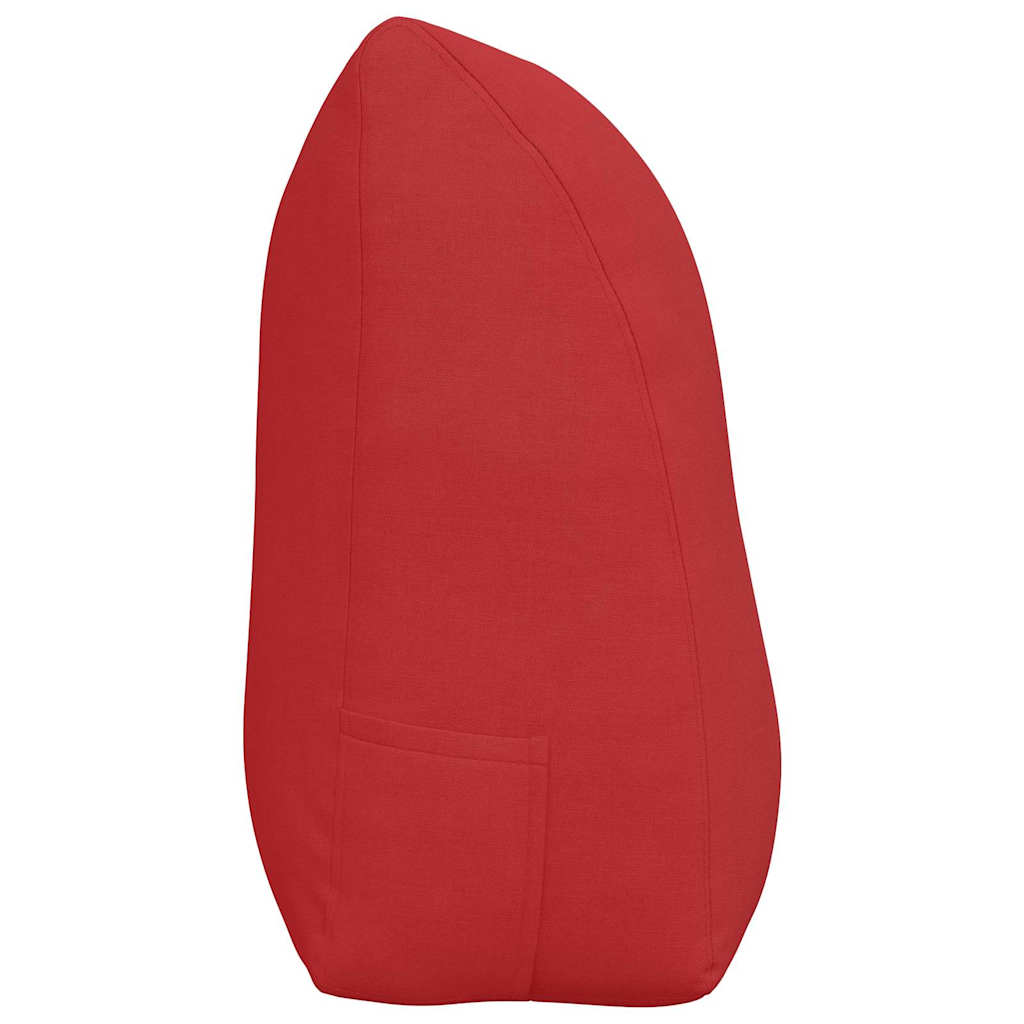 vidaXL Μαξιλάρι Πλάτης Κόκκινο 100 x 24 x 50 εκ ύφασμα - Image 7