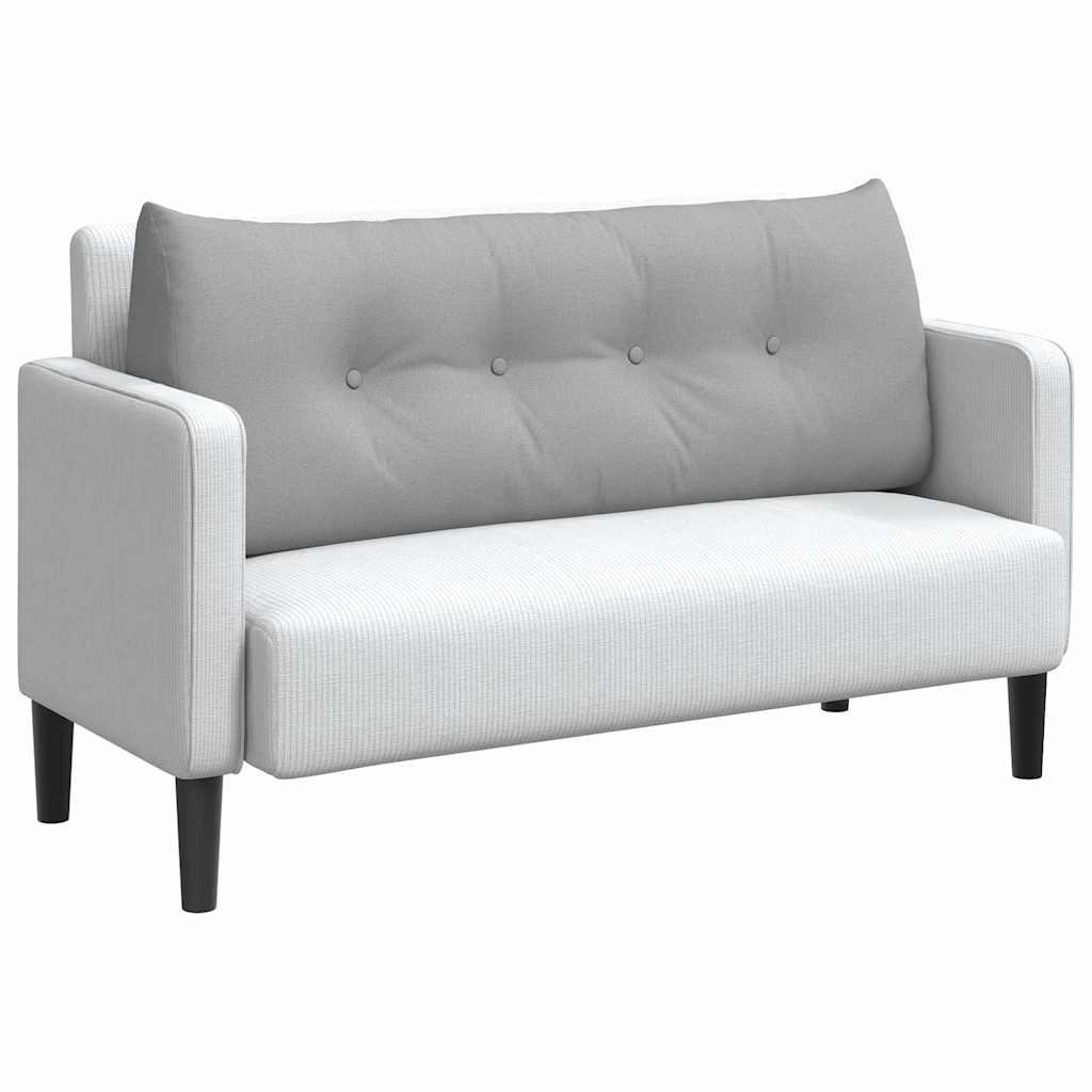 vidaXL Μαξιλάρι Πλάτης Σκίουρος Γκρί 120 x 24 x 50 εκ ύφασμα - Image 3