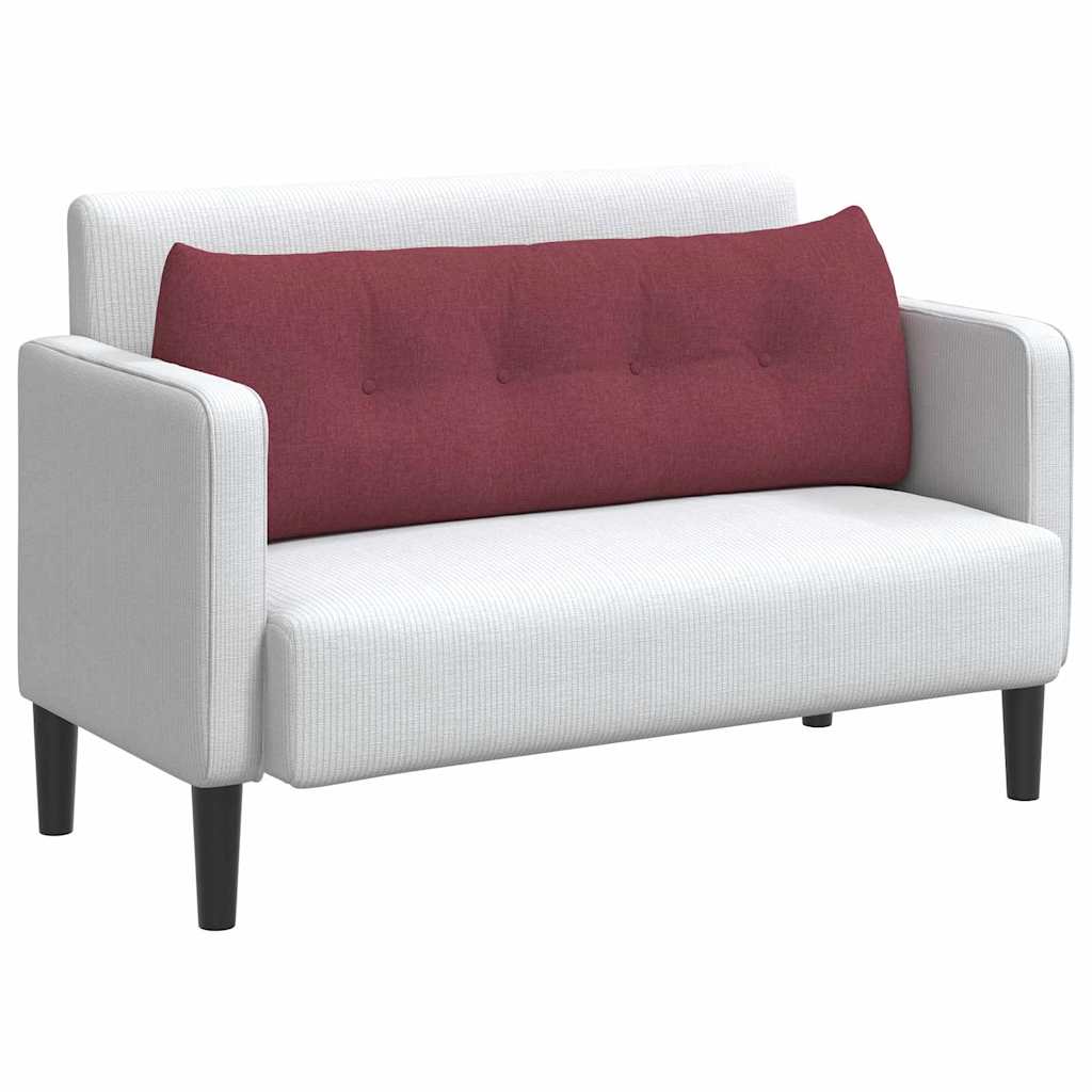 vidaXL Μαξιλάρι Πλάτης Κόκκινο 140 x 24 x 50 εκ ύφασμα - Image 3