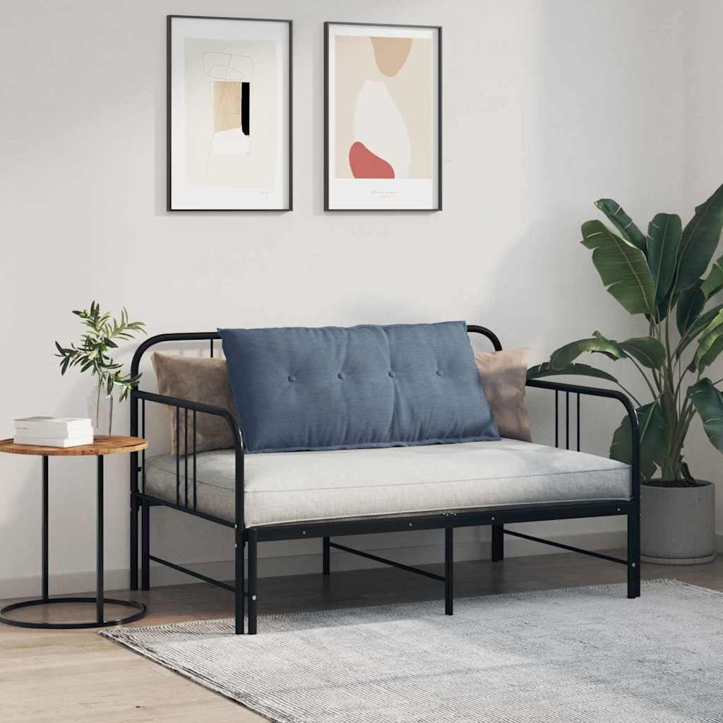 vidaXL Μαξιλάρι Πλάτης Μπλε 100 x 50 cm Υφασμάτινο Κορντουρά - Image 4