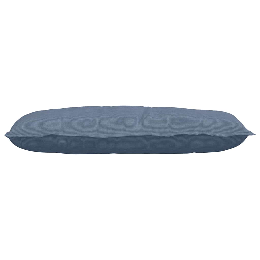 vidaXL Μαξιλάρι Πλάτης Μπλε 100 x 50 cm Υφασμάτινο Κορντουρά - Image 5