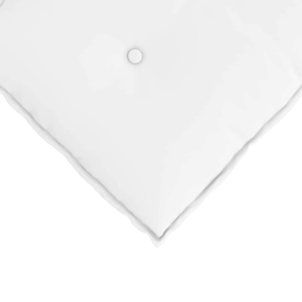 vidaXL Μαξιλάρι Πλάτης Λευκό 120 x 19 x 50 εκ ύφασμα - Image 7