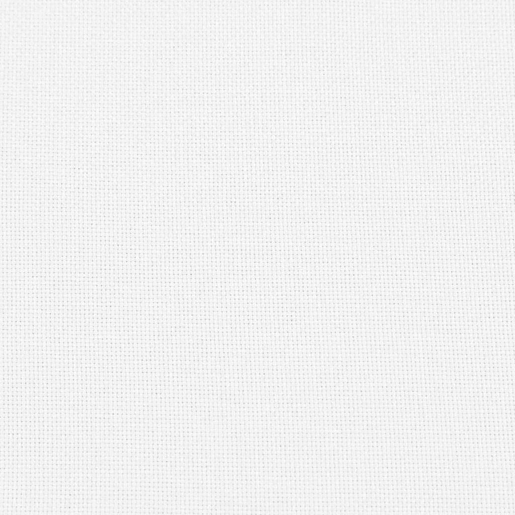 vidaXL Μαξιλάρι Πλάτης Λευκό 120 x 19 x 50 εκ ύφασμα - Image 9