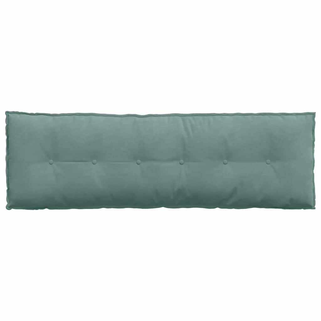 vidaXL Μαξιλάρι Πλάτης Θαλασσί 160 x 50 cm Υφασμάτινο Κορντουρά - Image 6