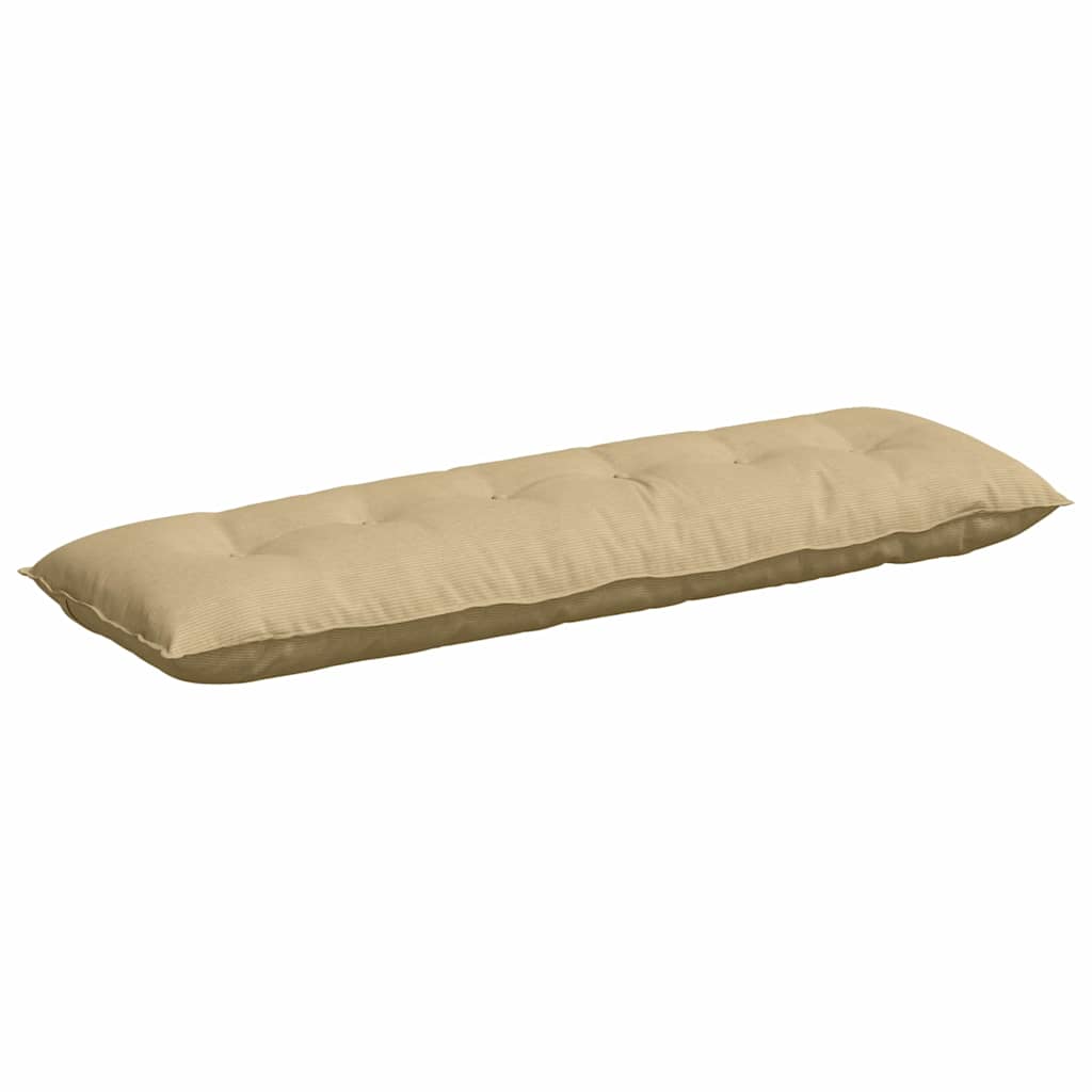 vidaXL Μαξιλάρι Πλάτης Γκρι Πράσινο 160 x 50 cm Υφασμάτινο Κορντουρά - Image 2