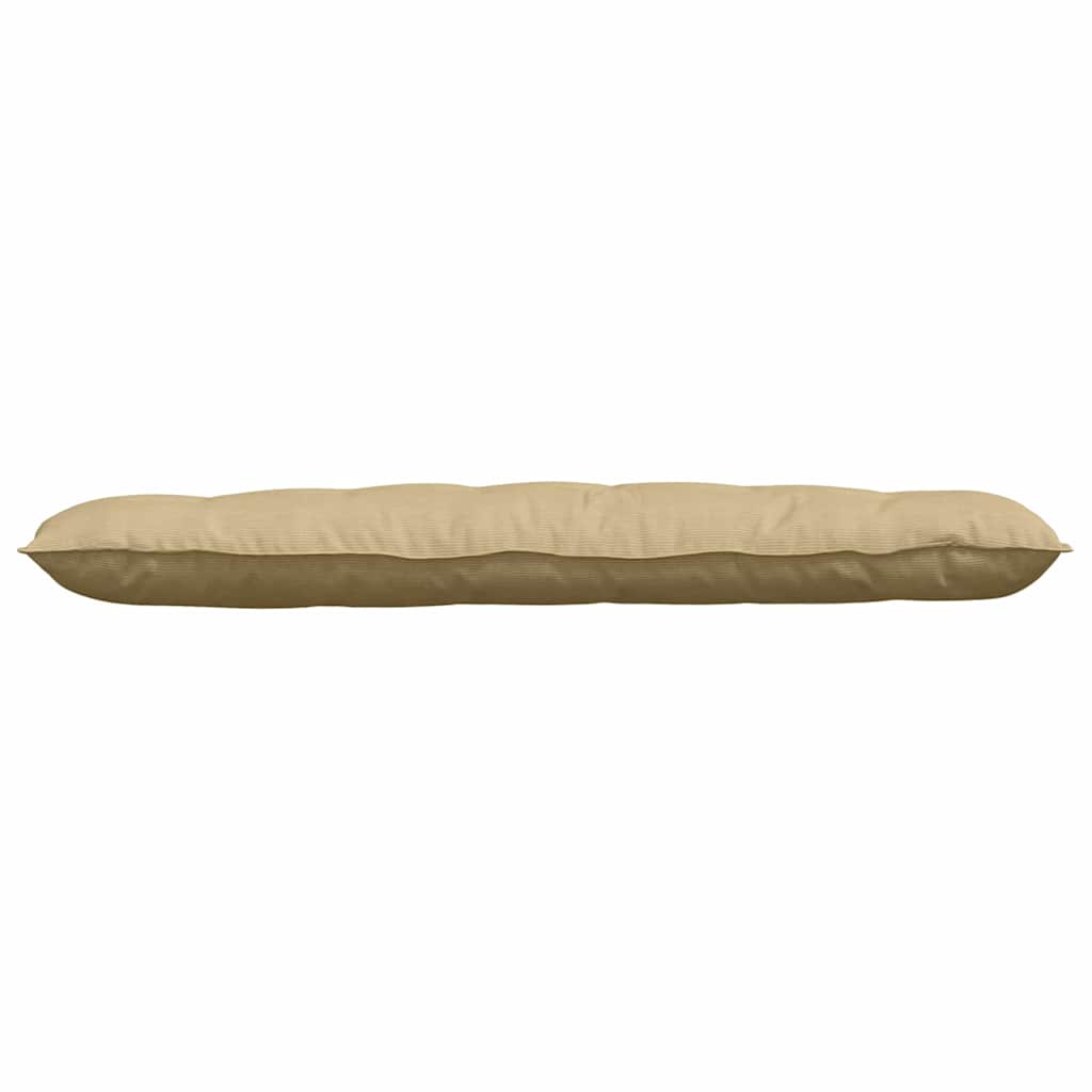 vidaXL Μαξιλάρι Πλάτης Γκρι Πράσινο 160 x 50 cm Υφασμάτινο Κορντουρά - Image 5
