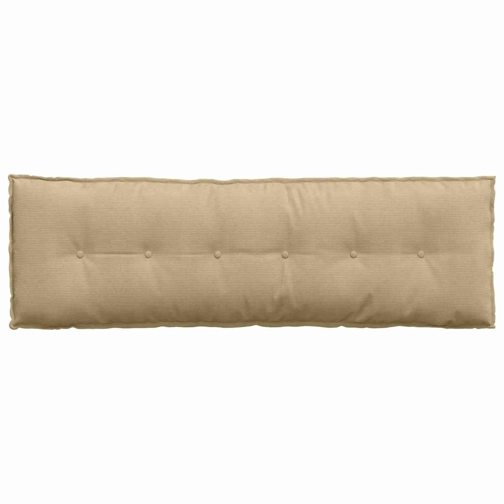 vidaXL Μαξιλάρι Πλάτης Γκρι Πράσινο 160 x 50 cm Υφασμάτινο Κορντουρά - Image 6