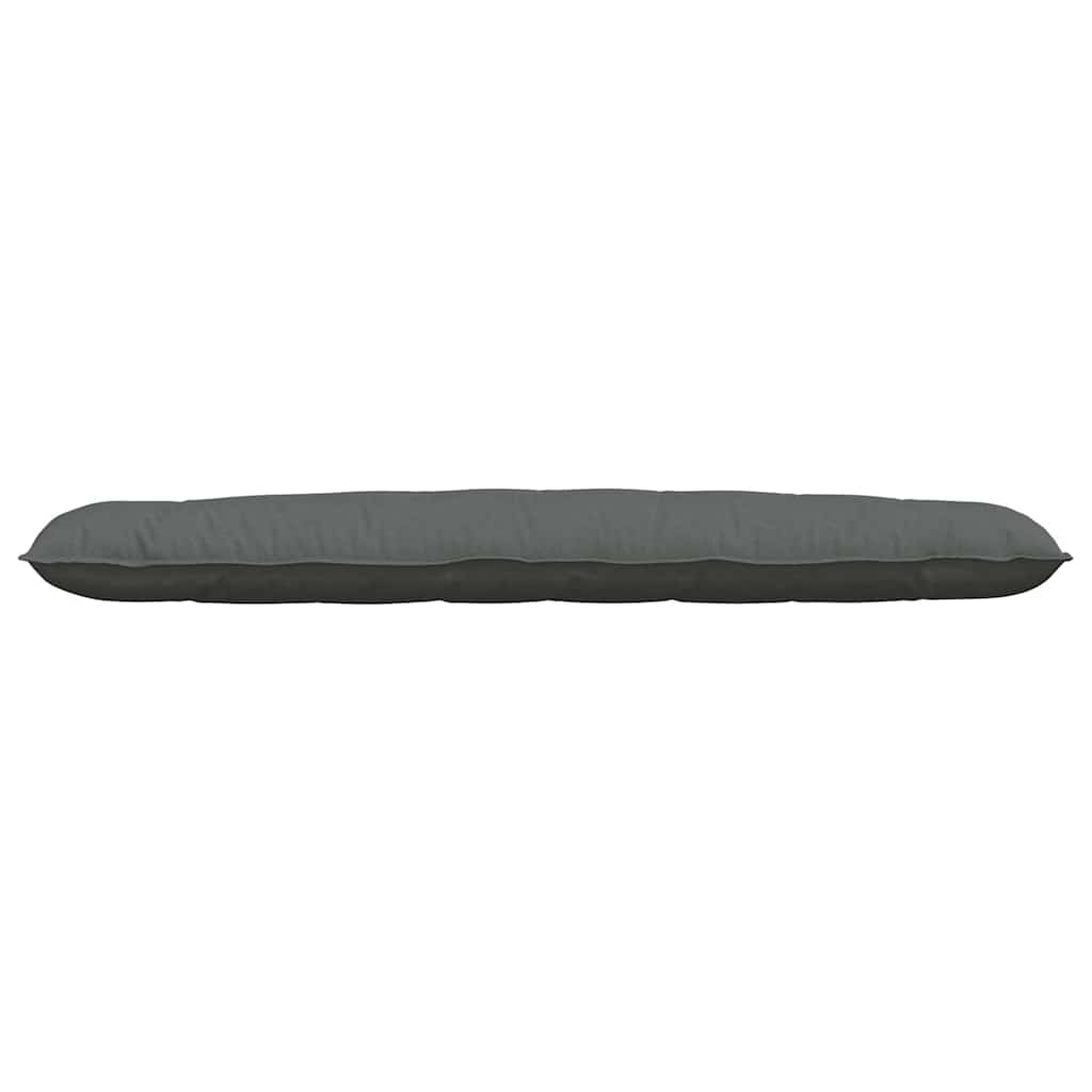 vidaXL Μαξιλάρι Πλάτης Σκούρο Γκρι 200 x 19 x 50 εκ ύφασμα - Image 5