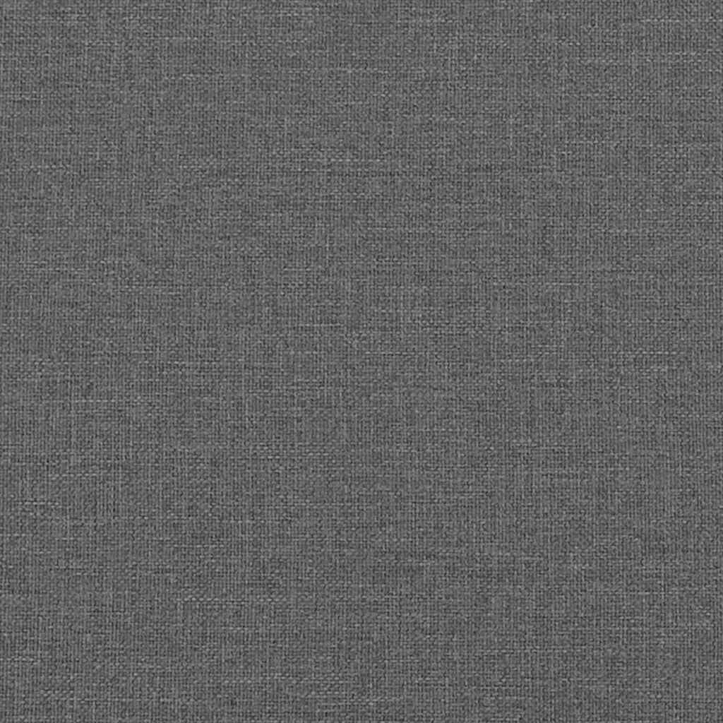 vidaXL Μαξιλάρι Πλάτης Σκούρο Γκρι 200 x 19 x 50 εκ ύφασμα - Image 9