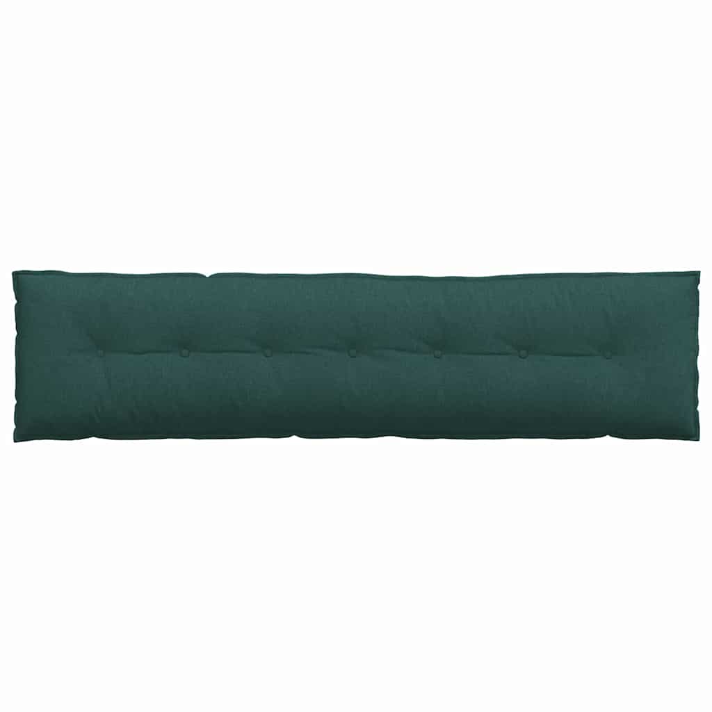 vidaXL Μαξιλάρι Πλάτης Σκούρο Πράσινο 200 x 19 x 50 εκ ύφασμα - Image 6