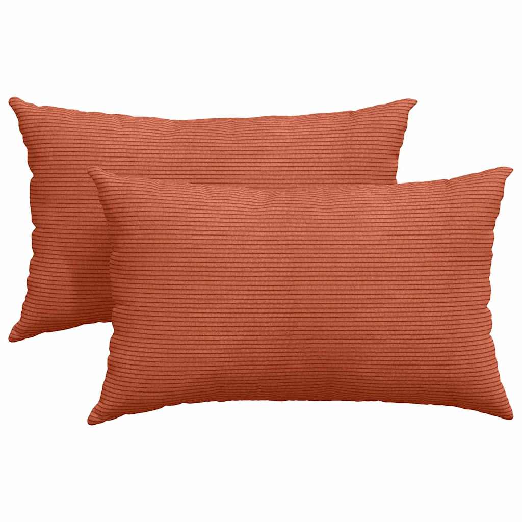 vidaXL Μαξιλάρι Καναπέ 2 pcs Κόκκινο Πορτοκαλί 50 x 30 cm - Image 2