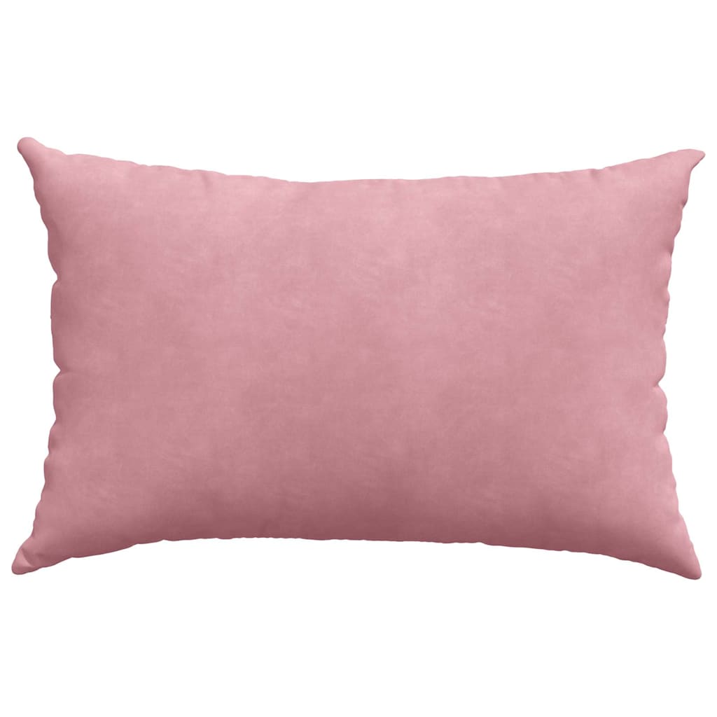 vidaXL Μαξιλάρι Καναπέ 2 pcs Ροζ 60 x 40 cm Υφασμάτινο Κορντουρά - Image 6