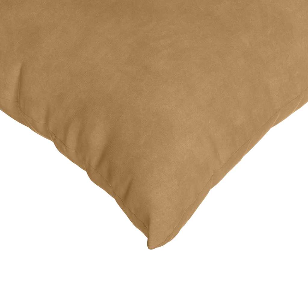 vidaXL Μαξιλάρι Καναπέ 2 pcs Καφέ 60 x 40 cm Υφασμάτινο Κορντουρά - Image 7