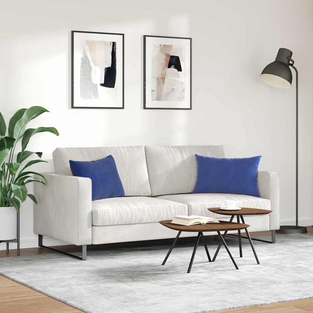 vidaXL Μαξιλάρι Καναπέ 2 pcs Μπλε Αστυνομίας 60 x 40 cm - Image 4