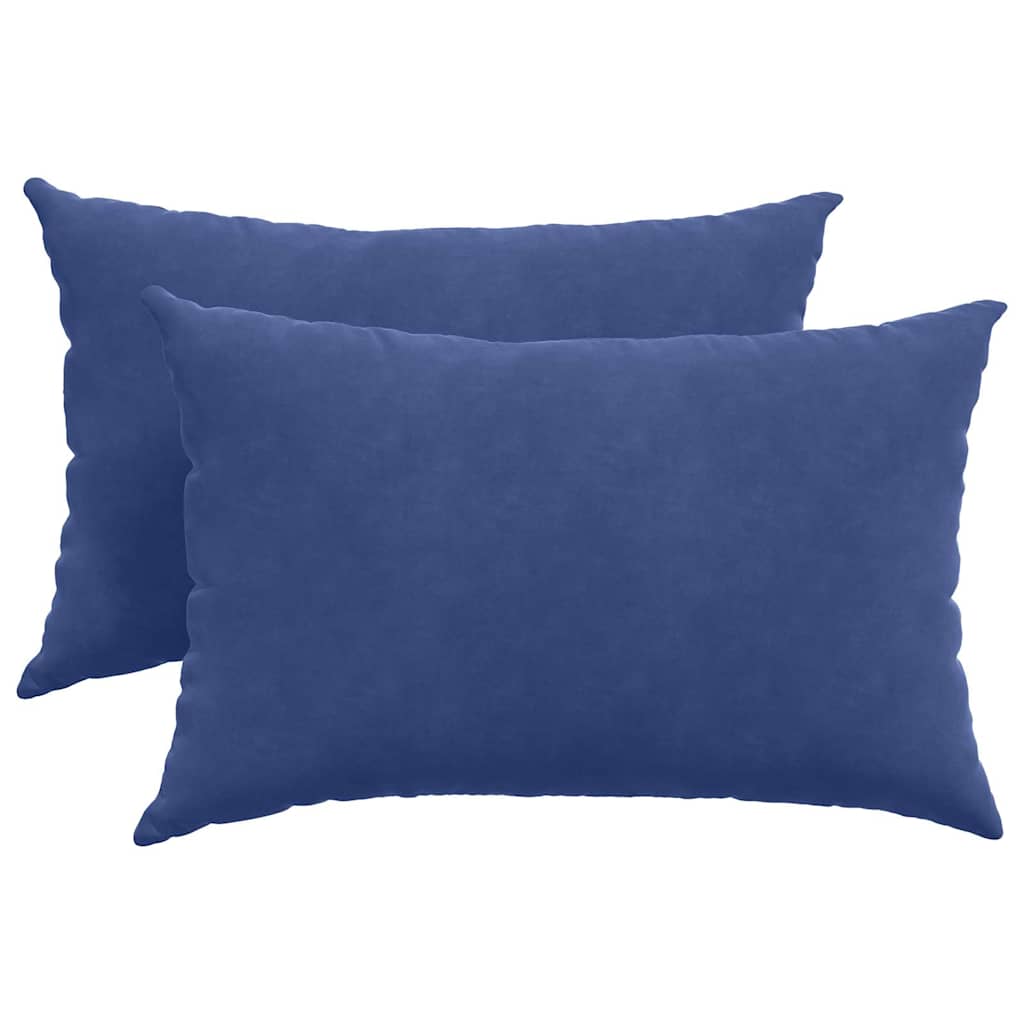 vidaXL Μαξιλάρι Καναπέ 2 pcs Μπλε Αστυνομίας 60 x 40 cm - Image 2