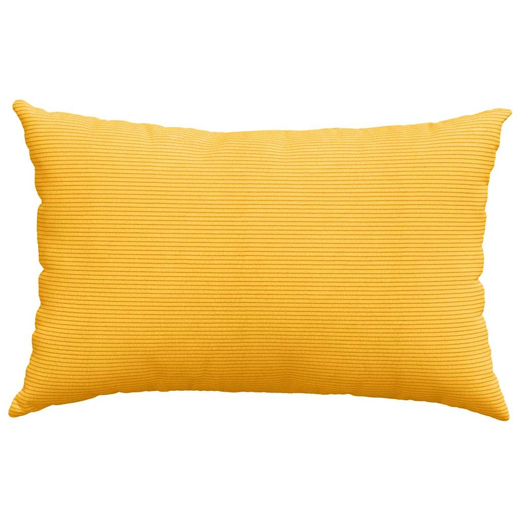 vidaXL Μαξιλάρι Καναπέ 2 pcs Απαλό Κίτρινο 60 x 40 cm - Image 6