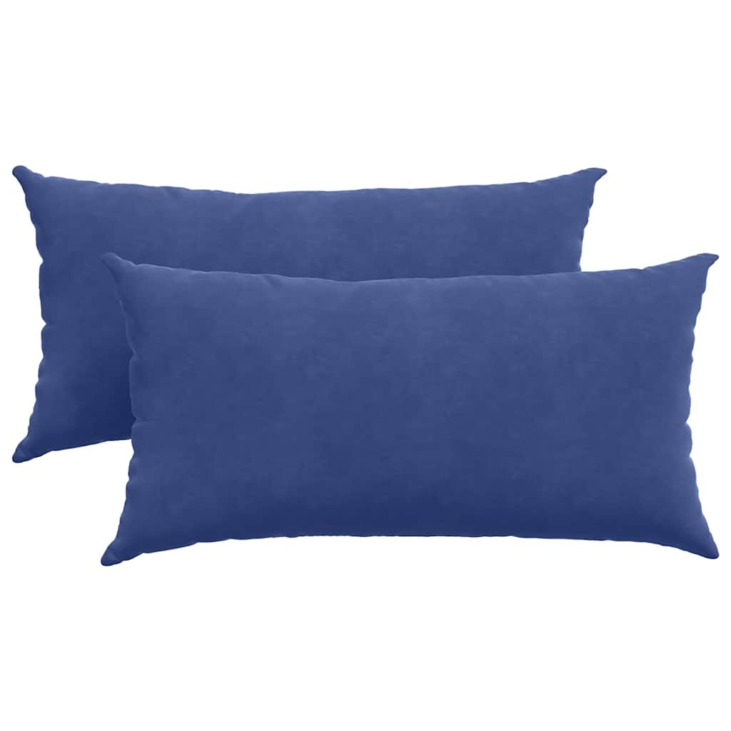 vidaXL Μαξιλάρι Καναπέ 2 pcs Μπλε Αστυνομίας 80 x 40 cm - Image 2