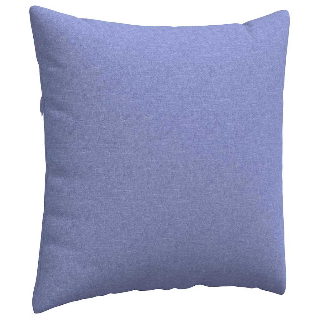 vidaXL Μαξιλάρι Καναπέ 2 τμχ. ύφασμα Μπλε τζην 60 x 60 cm - Image 5
