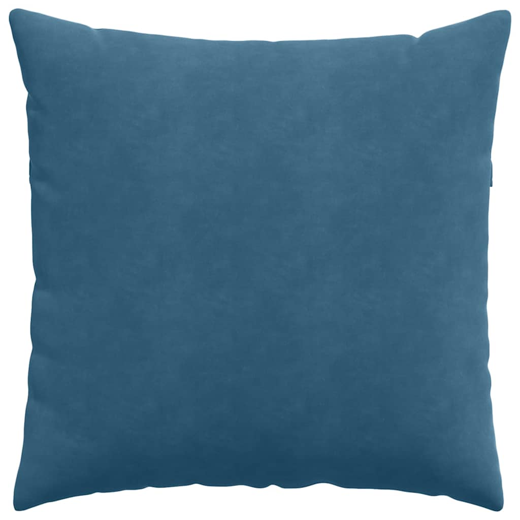 vidaXL Μαξιλάρι Καναπέ 2 pcs Μπλε 60 x 60 cm Υφασμάτινο Κορντουρά - Image 6