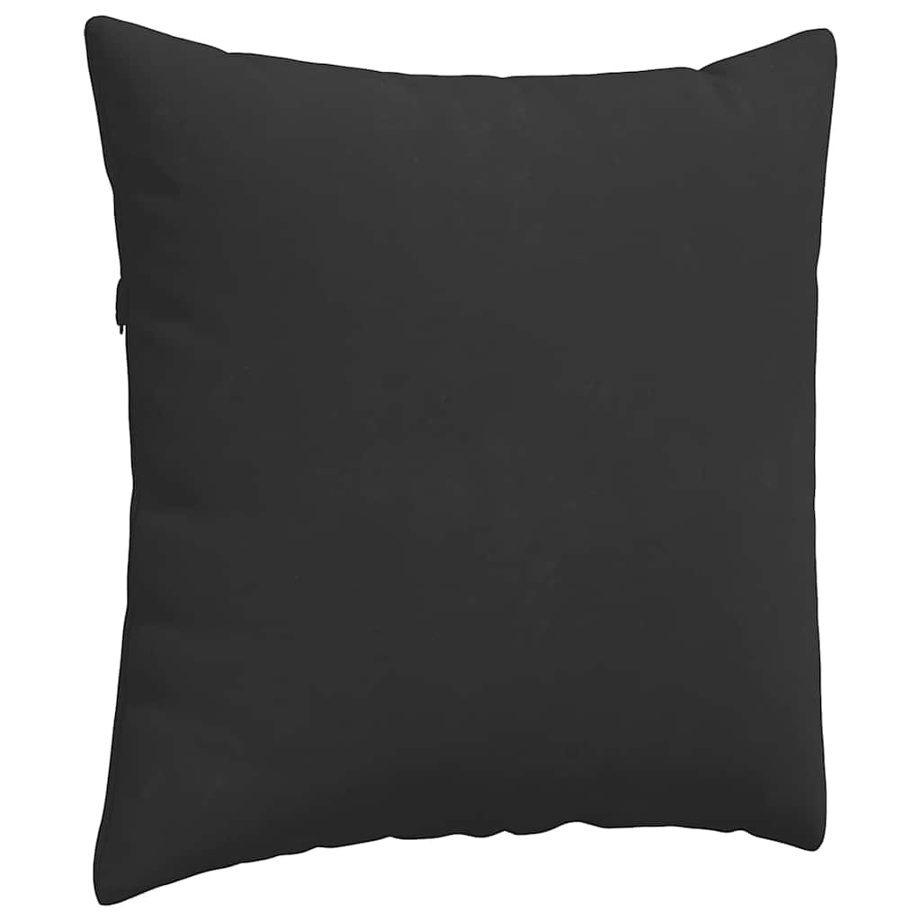 vidaXL Μαξιλάρι Καναπέ 2 τμχ. ύφασμα Μαύρο 60 x 60 cm - Image 5