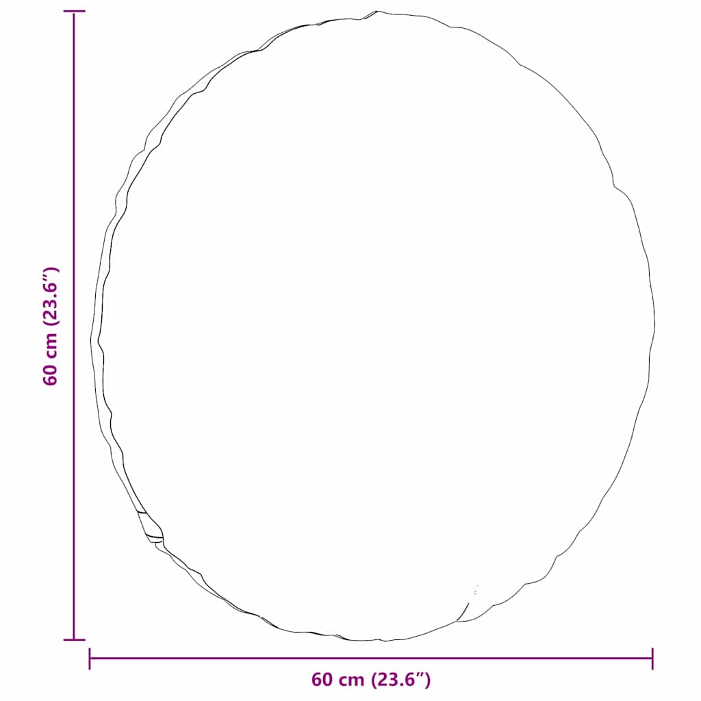 vidaXL Μαξιλάρια καθισμάτων 2 τμχ. Βελούδο Καφέ Ø60 x 21 εκ - Image 9