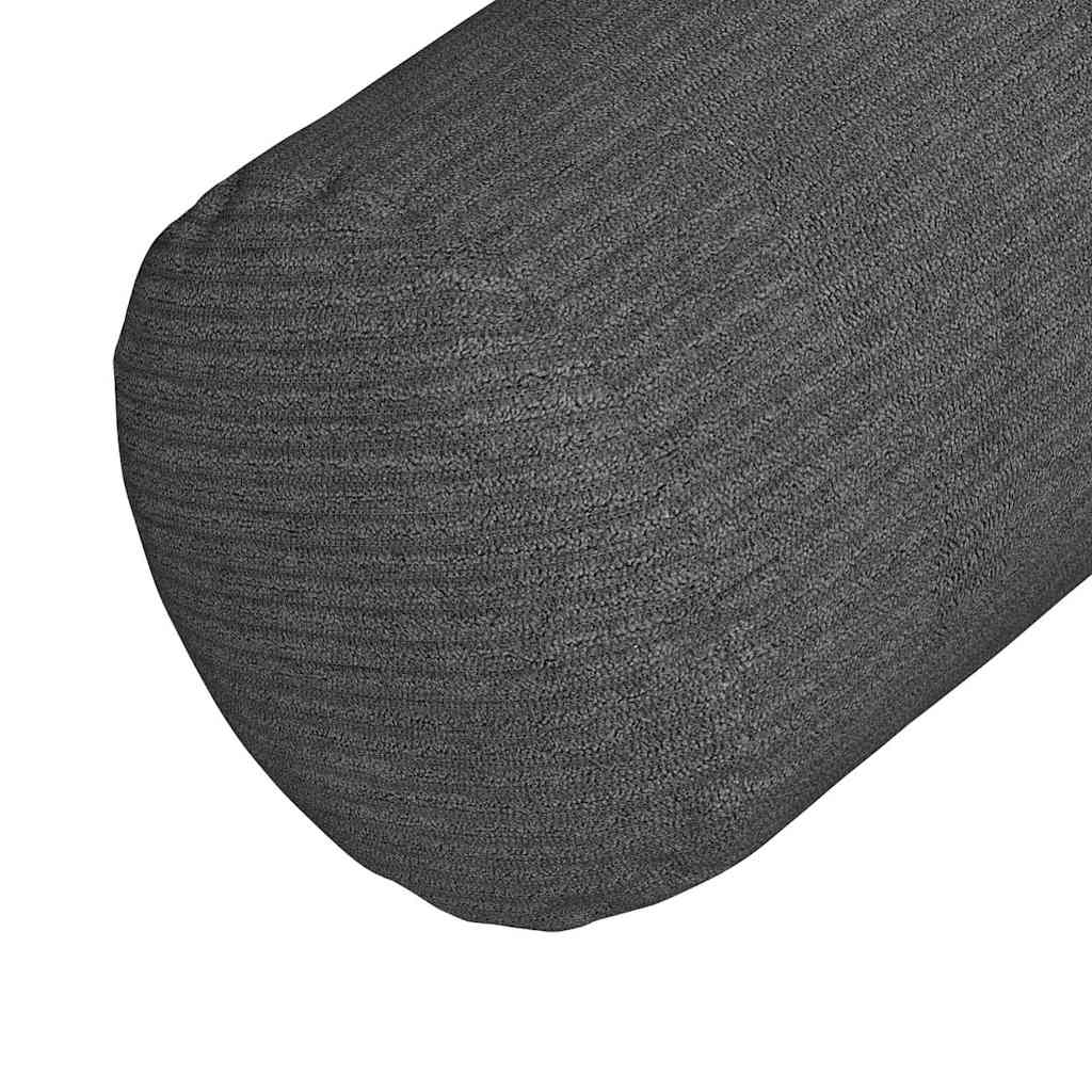 vidaXL Μαξιλάρια Στήριγμα 2 pcs Σκούρο Γκρι Ø 25 x 70 cm - Image 8