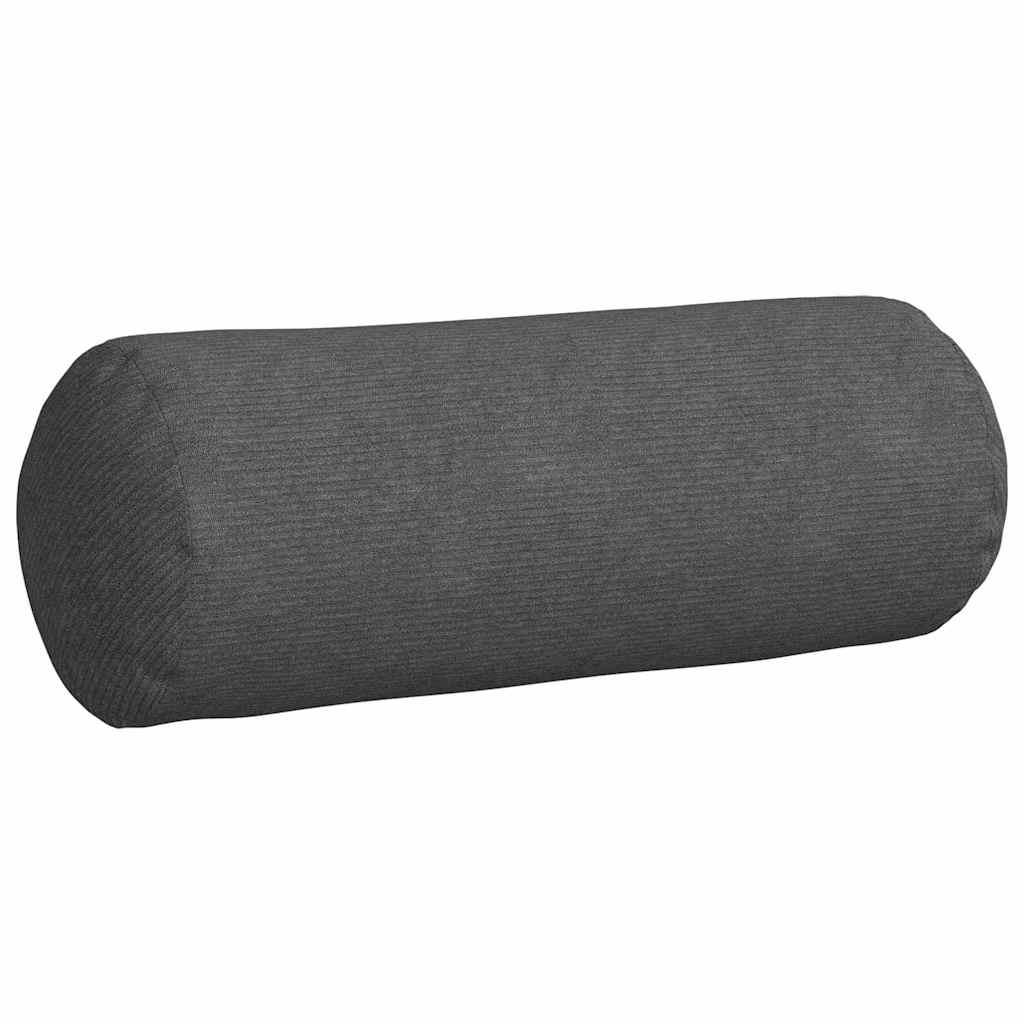 vidaXL Μαξιλάρια Στήριγμα 2 pcs Σκούρο Γκρι Ø 25 x 70 cm - Image 5