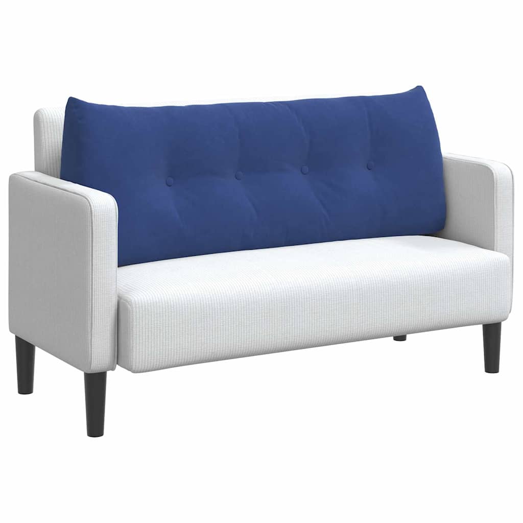 vidaXL Μαξιλάρι Πλάτης Μπλε Αστυνομίας 120 x 24 x 50 εκ Βελούδο - Image 3