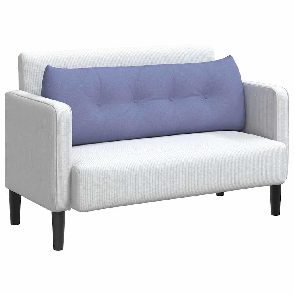 vidaXL Μαξιλάρι Πλάτης Μπλε τζην 140 x 24 x 50 εκ ύφασμα - Image 3