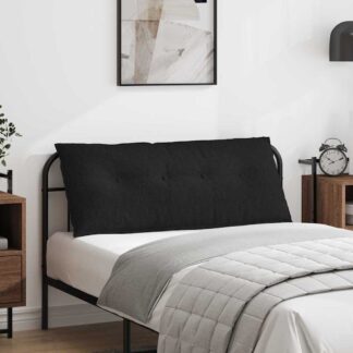 vidaXL Μαξιλάρι Πλάτης Μαύρο 120 x 19 x 50 εκ ύφασμα