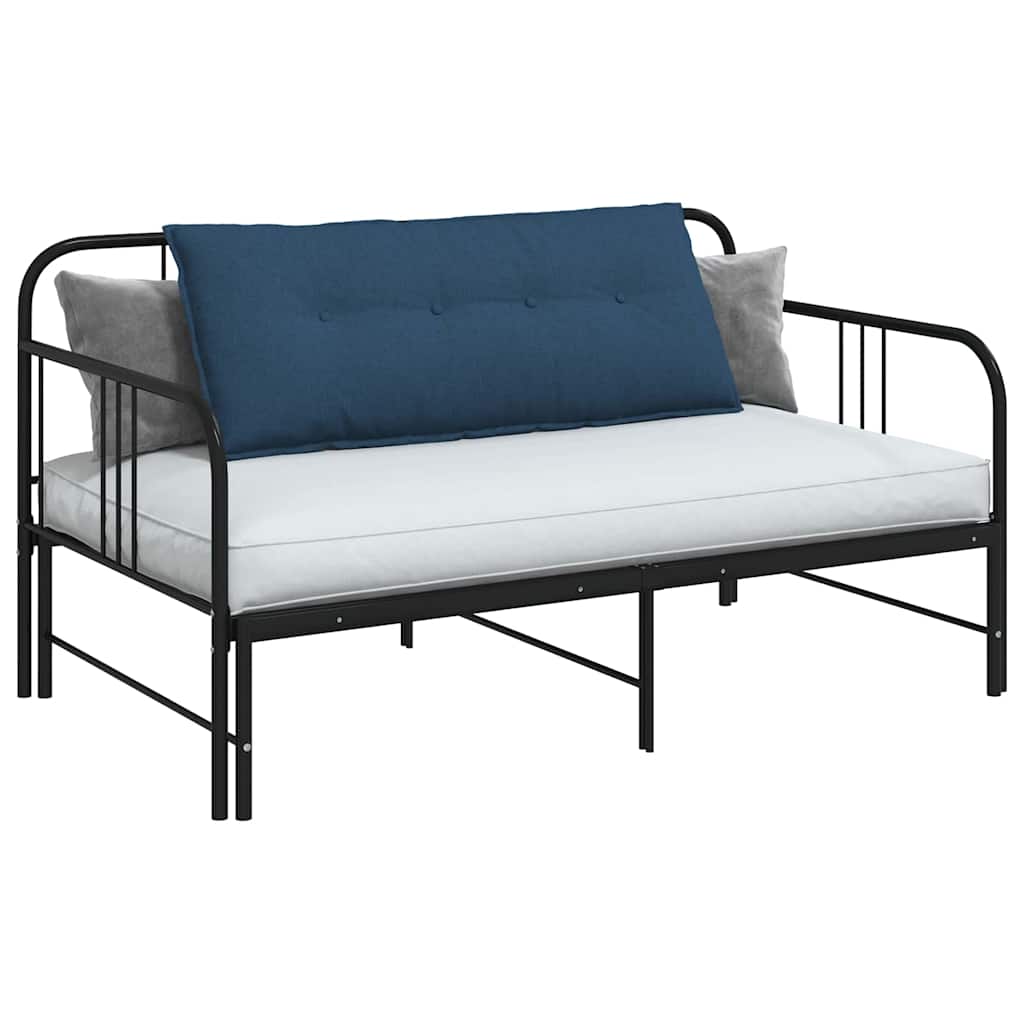 vidaXL Μαξιλάρι Πλάτης Μπλε 120 x 19 x 50 εκ ύφασμα - Image 3